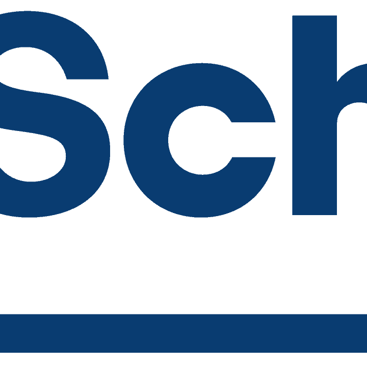 Animierte Transformation des blauen Schmidlin Logos mit Unterstreichung